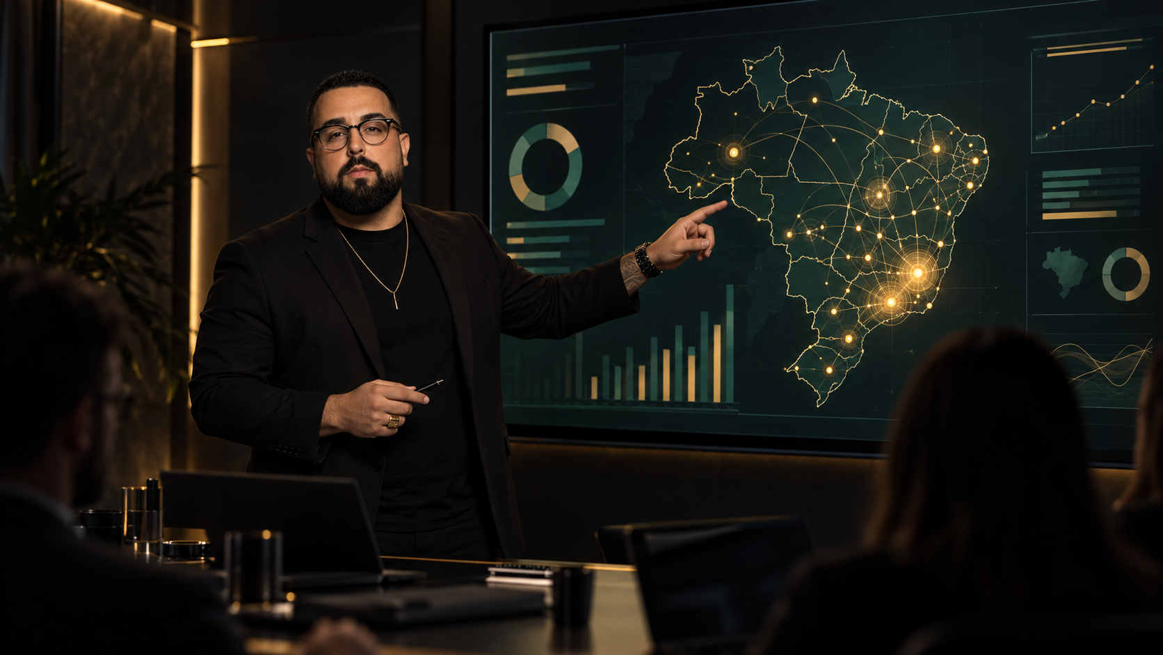 Thayron Henrique apresenta mapa de inteligência política do Brasil